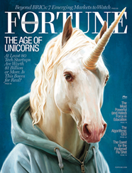 immagine della copertina di Fortune: The Age of Unicorns