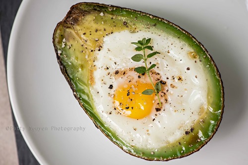 Baked Avocado and Egg by Patty Nguyen
